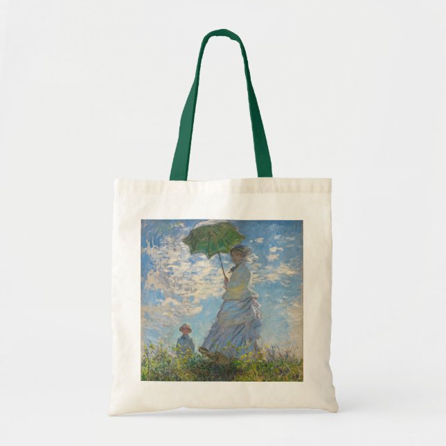 Claude Monet | Woman with a Parasol Tote Bag (Front)