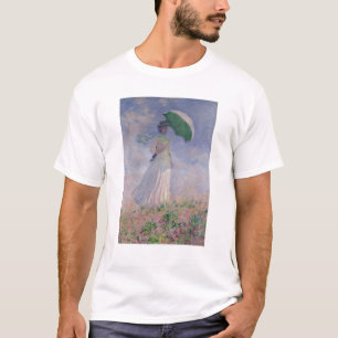 Claude Monet   Woman with a Parasol Turned Right T-Shirt