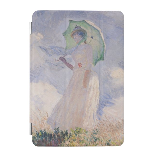 Claude Monet | Woman with Parasol Turned Left iPad Mini Cover (Front)