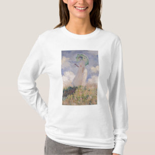 Claude Monet Woman with Parasol Turned Left T-Shirt