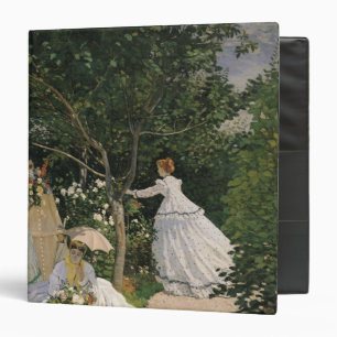 Claude Monet   Women in the Garden, 1866 3 Ring Binder