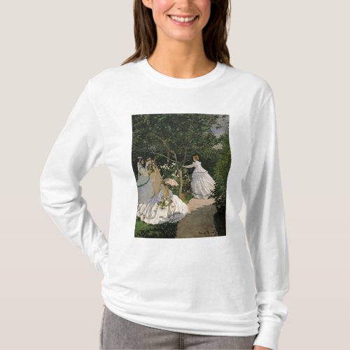 Claude Monet  Women in the Garden 1866 T_Shirt