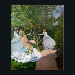 Claude Monet - Women in the Garden Acrylic Print<br><div class="desc">Women in the Garden / Femmes au jardin - Claude Monet,  Oil on Canvas, 1866</div>