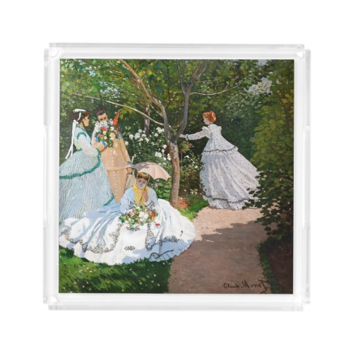 Claude Monet _ Women in the Garden Acrylic Tray