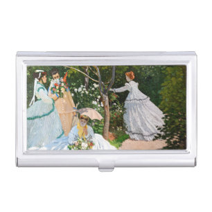 Claude Monet - Women in the Garden Business Card Case