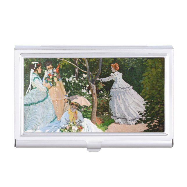 Claude Monet - Women in the Garden Business Card Case (Front)