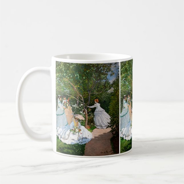 Claude Monet - Women in the Garden Coffee Mug (Left)