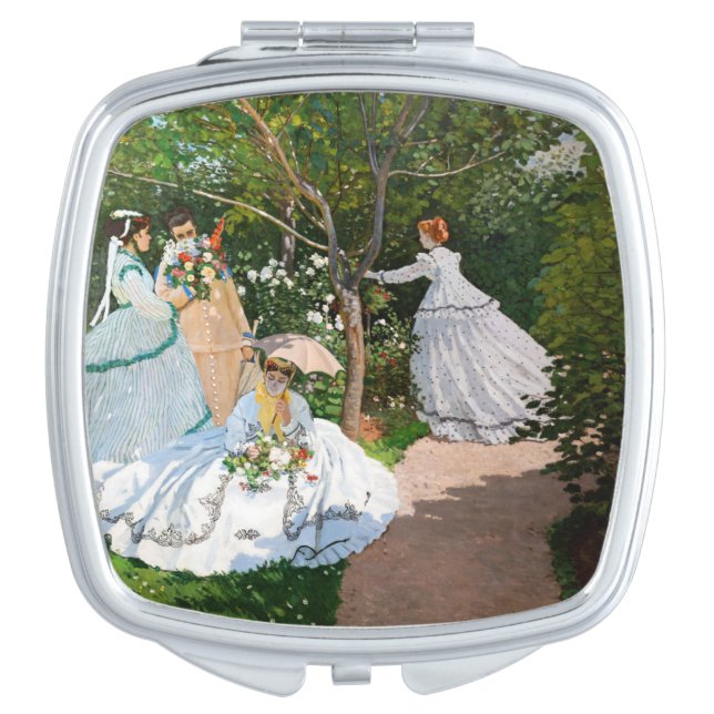Claude Monet - Women in the Garden Compact Mirror (Front)