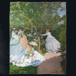 Claude Monet - Women in the Garden Fleece Blanket<br><div class="desc">Women in the Garden / Femmes au jardin - Claude Monet,  Oil on Canvas, 1866</div>