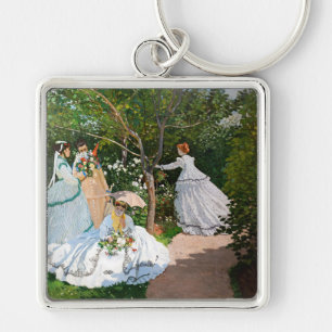 Claude Monet - Women in the Garden Keychain