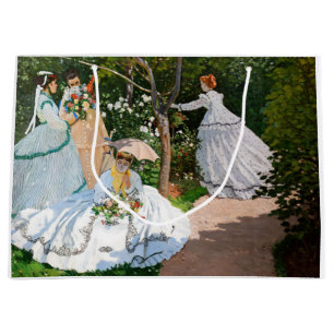 Claude Monet - Women in the Garden Large Gift Bag