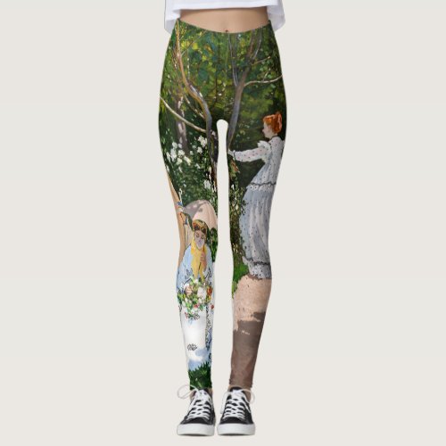 Claude Monet _ Women in the Garden Leggings