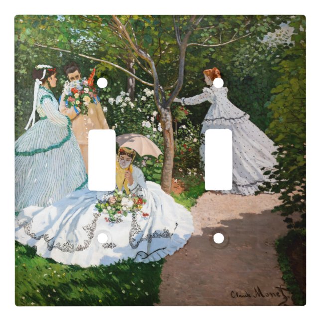 Claude Monet - Women in the Garden Light Switch Cover (Front)