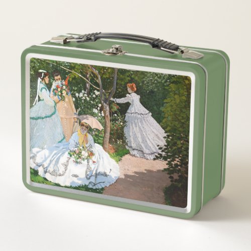 Claude Monet _ Women in the Garden Metal Lunch Box