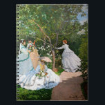 Claude Monet - Women in the Garden Notebook<br><div class="desc">Women in the Garden / Femmes au jardin - Claude Monet,  Oil on Canvas, 1866</div>