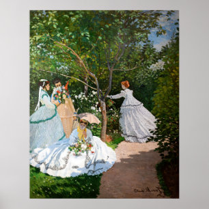 Claude Monet - Women in the Garden Poster
