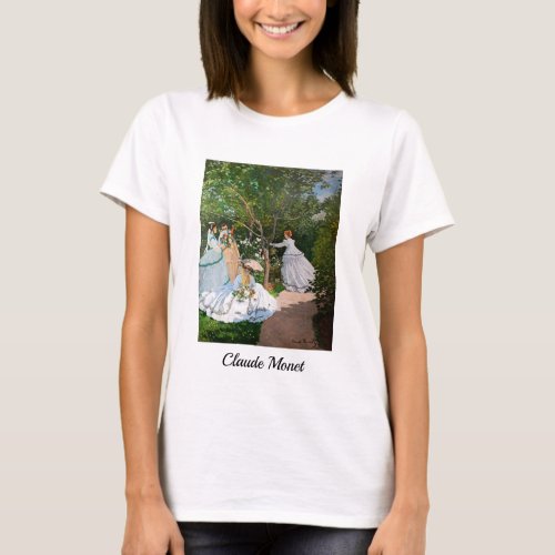Claude Monet _ Women in the Garden T_Shirt
