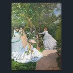 Claude Monet - Women in the Garden Tablecloth<br><div class="desc">Women in the Garden / Femmes au jardin - Claude Monet,  Oil on Canvas, 1866</div>
