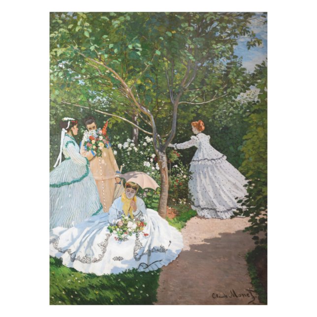 Claude Monet - Women in the Garden Tablecloth (Front)