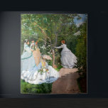Claude Monet - Women in the Garden Tapestry<br><div class="desc">Women in the Garden / Femmes au jardin - Claude Monet,  Oil on Canvas, 1866</div>