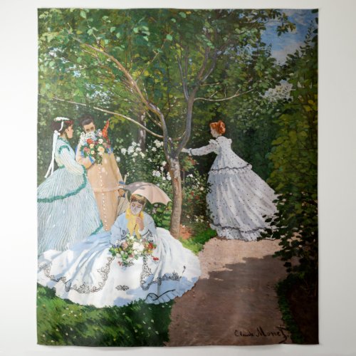 Claude Monet _ Women in the Garden Tapestry