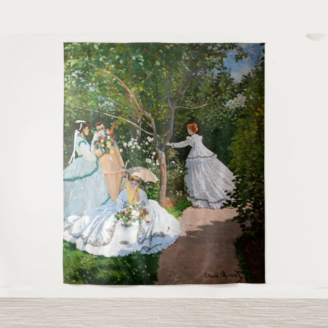 Claude Monet - Women in the Garden Tapestry (Front)