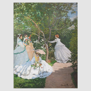 Claude Monet - Women in the Garden Tissue Paper
