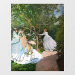 Claude Monet - Women in the Garden Wall Decal<br><div class="desc">Women in the Garden / Femmes au jardin - Claude Monet,  Oil on Canvas, 1866</div>
