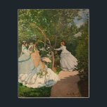 Claude Monet - Women in the Garden Wood Wall Art<br><div class="desc">Women in the Garden / Femmes au jardin - Claude Monet,  Oil on Canvas, 1866</div>