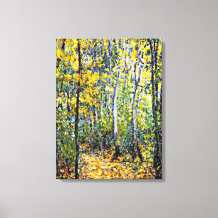 Claude Monet - Wood Lane, Canvas Print
