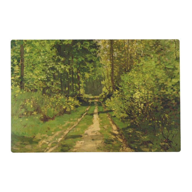 Claude Monet | Wooded Path Placemat (Front)