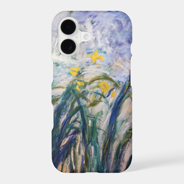 Claude Monet - Yellow and Purple Irises Case-Mate iPhone Case (Back)