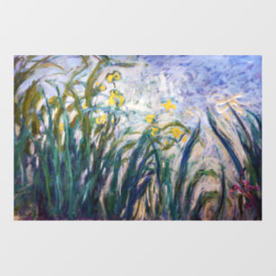 Claude Monet - Yellow and Purple Irises Floor Decals
