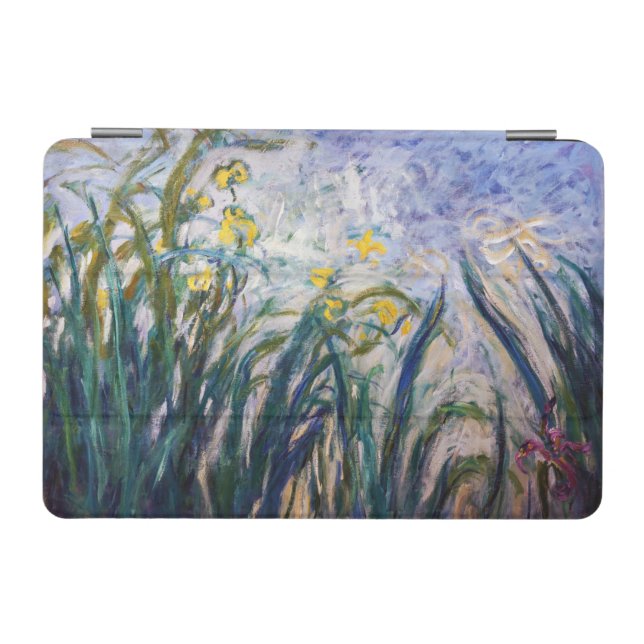 Claude Monet - Yellow and Purple Irises iPad Mini Cover (Horizontal)
