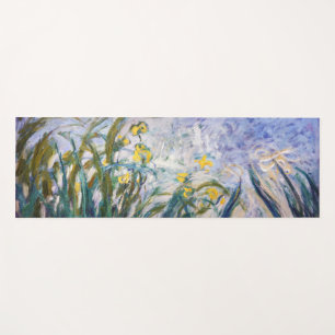 Claude Monet - Yellow and Purple Irises Yoga Mat