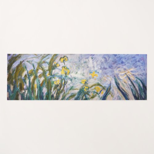 Claude Monet _ Yellow and Purple Irises Yoga Mat