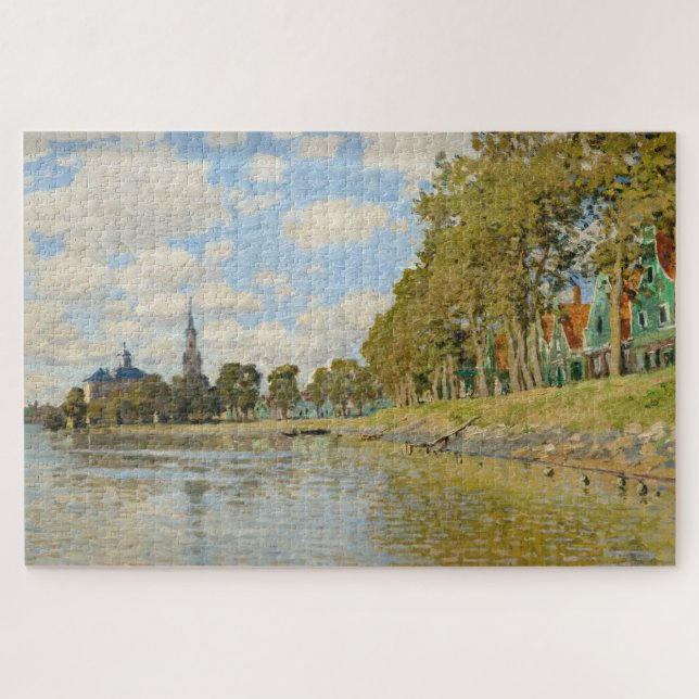 Claude Monet - Zaandam Jigsaw Puzzle (Horizontal)