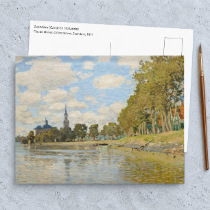 Claude Monet - Zaandam Postcard