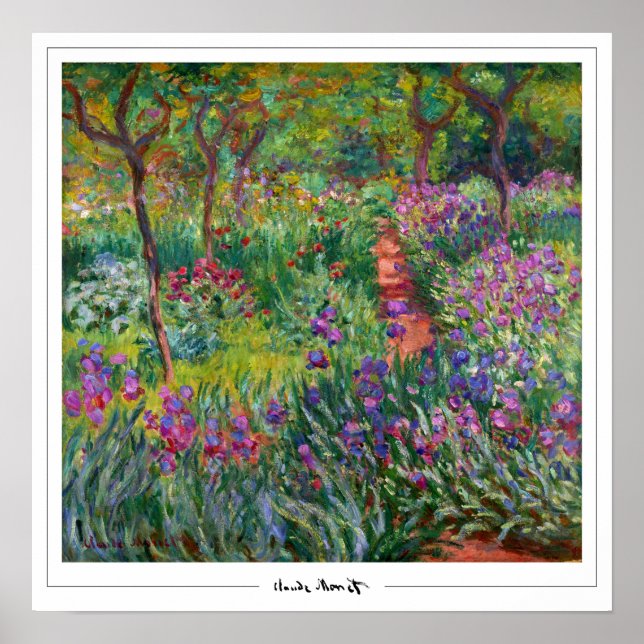Claude Monet Zedign Art Poster #141-2 (Front)