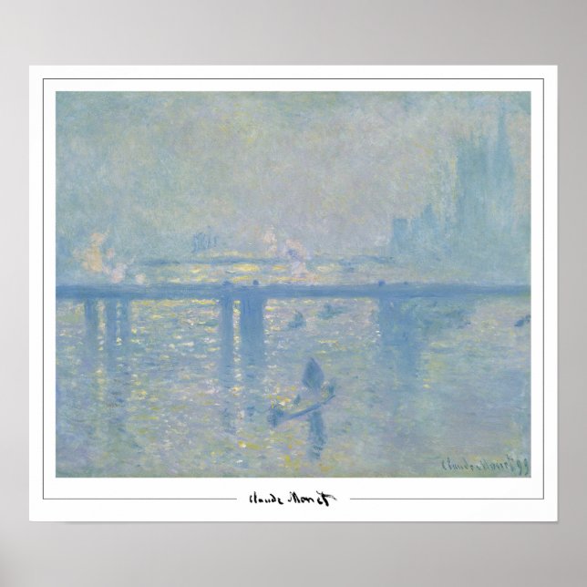 Claude Monet Zedign Art Poster #27-2 (Front)