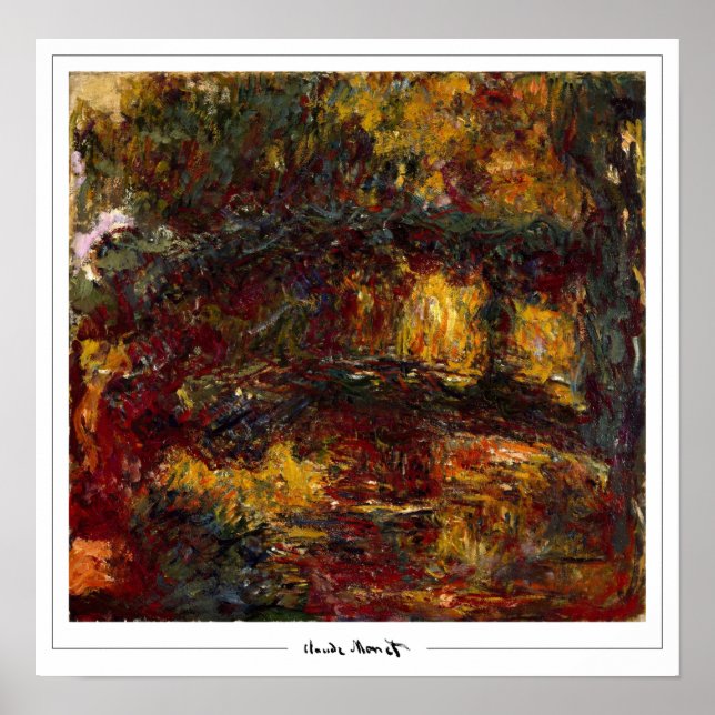 Claude Monet Zedign Art Poster #2-2 (Front)