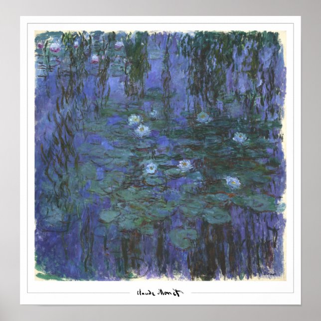 Claude Monet Zedign Art Poster #30 (Front)