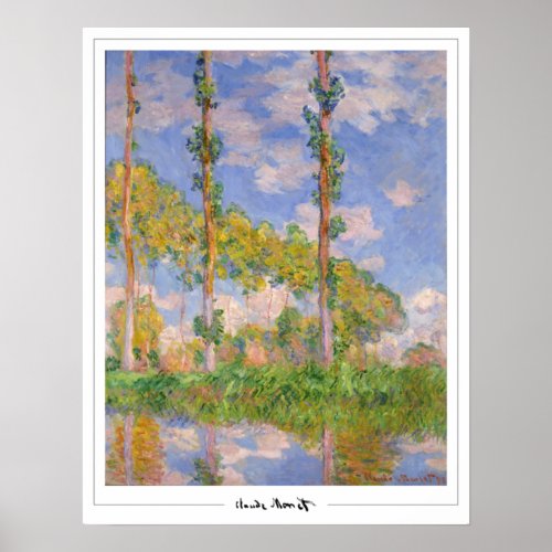 Claude Monet Zedign Art Poster 34