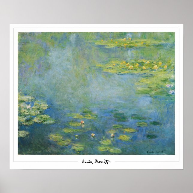 Claude Monet Zedign Art Poster #41-2 (Front)