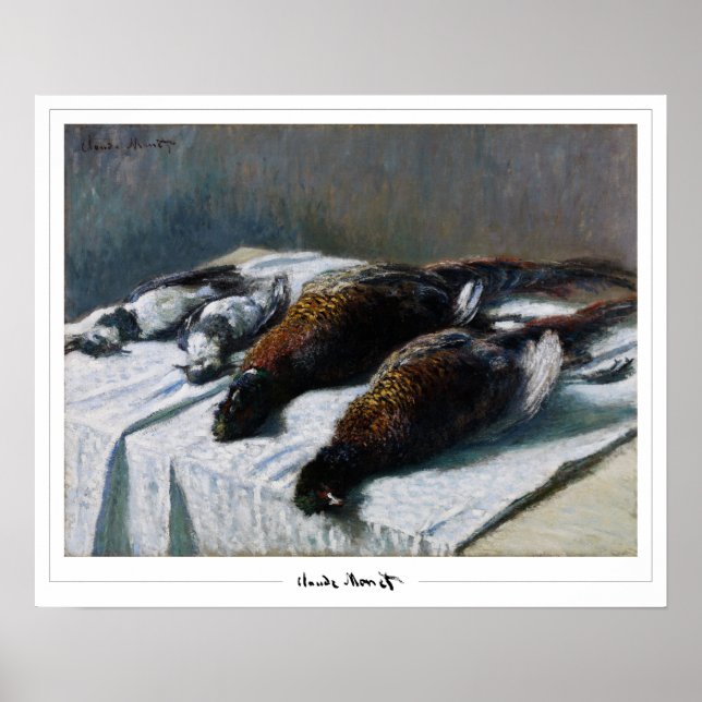 Claude Monet Zedign Art Poster #44-2 (Front)