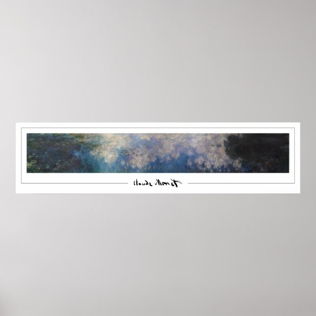 Claude Monet Zedign Art Poster #466-2 (Front)