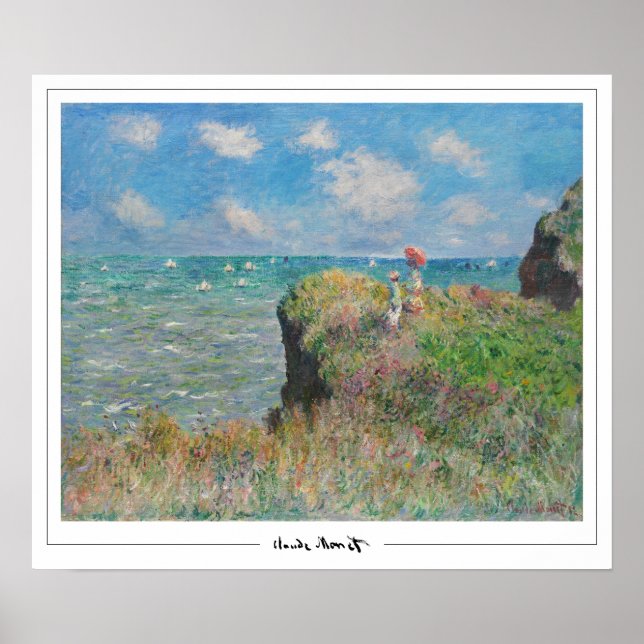 Claude Monet Zedign Art Poster #47-2 (Front)