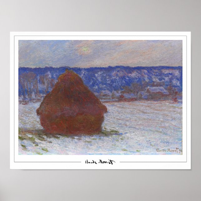 Claude Monet Zedign Art Poster #494 (Front)