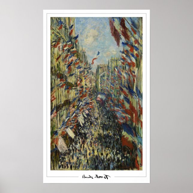 Claude Monet Zedign Art Poster #54 (Front)