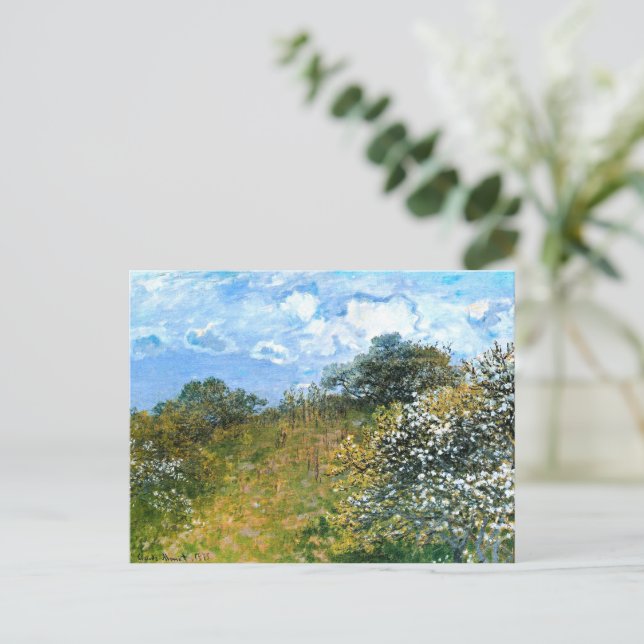Claude Monet's artwork, Springtime, Postcard (Standing Front)